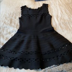 Copy Herve ledger black bandage dress